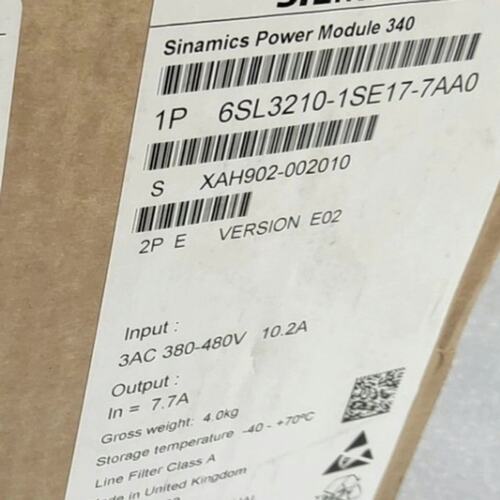 变频器6SL3210-1SB17-7AA06SL3210-1SB14-0AA06SL3210-1SB12-3AA0