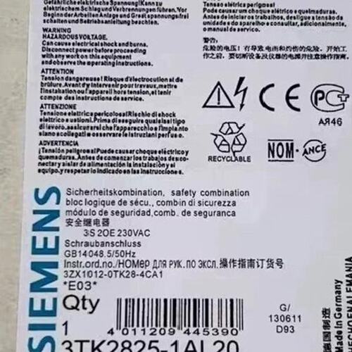 议价安全继电器3TK2825-1AL203TK2826-1AL203TK2827-1AL20