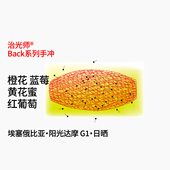 橙花蓝莓红葡萄 Back系列 阳光达摩G1 日晒手冲咖啡豆100g