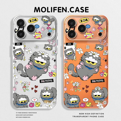 GD权志龙zoa适用iphone17手机壳苹果16promax猫咪15小猫14plus潮牌13/12/11mini透明xr卡通air/x套8新款xs/7