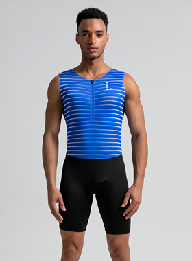 零阻力田径紧身连体服高弹短跑体考训练比赛跨栏跳远接力队服定制