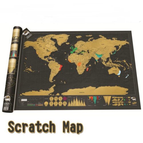 刮刮地球仪ScratchMapGlobe
