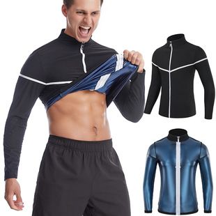 Men Exercise Workout Sauna Tops Clothes Shirt Tank Sweating