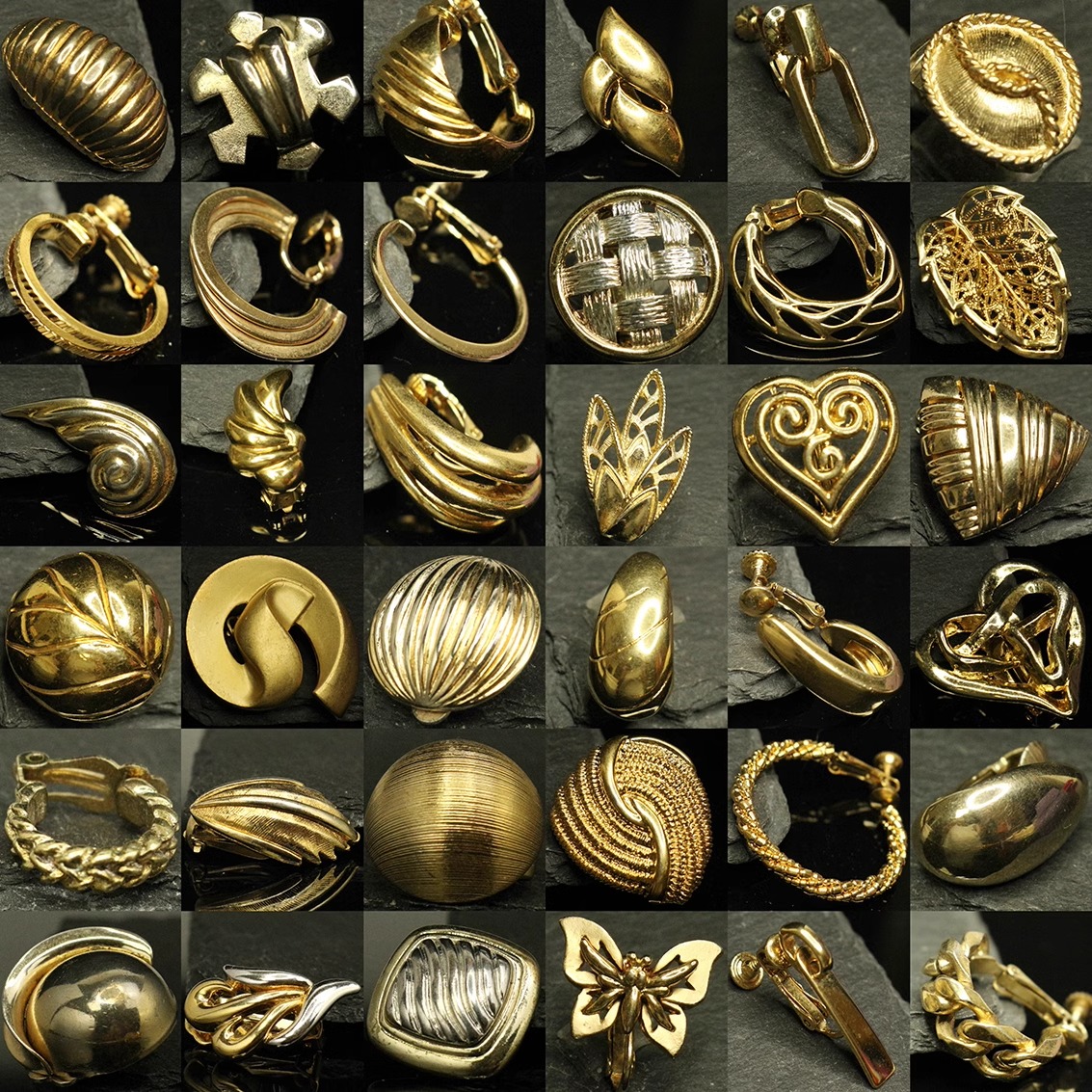 Nvintage西洋古董首饰TIRIFARI.ciner.napier.ak.coro单个耳夹合