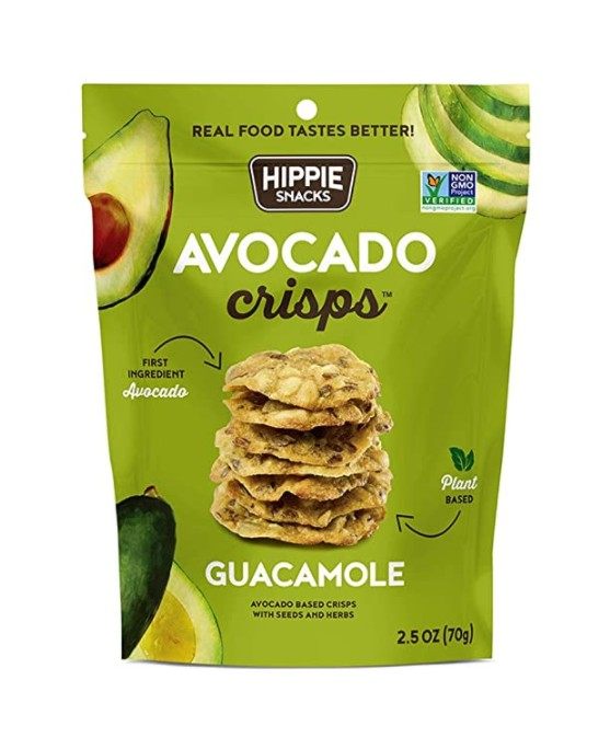 美国hippie snacks牛油果酱鳄梨薄脆饼干无糖无麸质低碳生酮零食