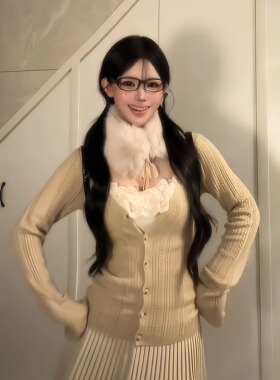 韩系穿搭针织开衫外套2025新款今年流行爆款蕾丝吊带上衣两件套装