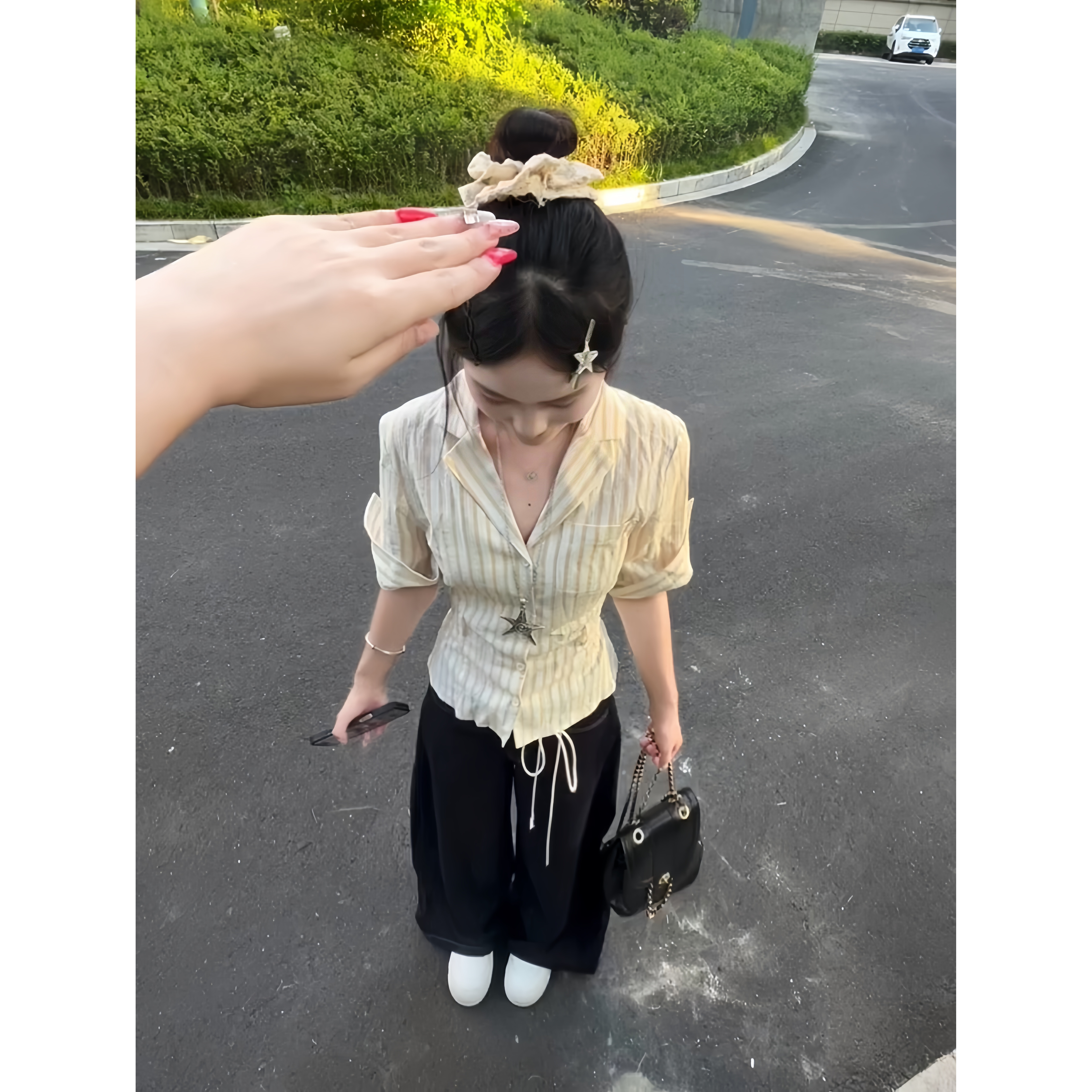 「菊次郎的夏天」法式条纹衬衫