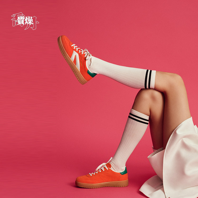 乔丹板鞋女款2025秋季新款T头鞋复古德训鞋女轻便低帮运动休闲鞋