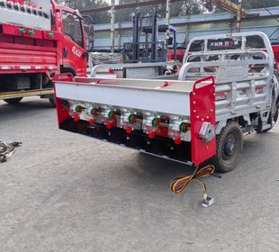 新款 不锈钢电动撒肥机48伏60伏12伏加厚电动三轮车后挂施肥机