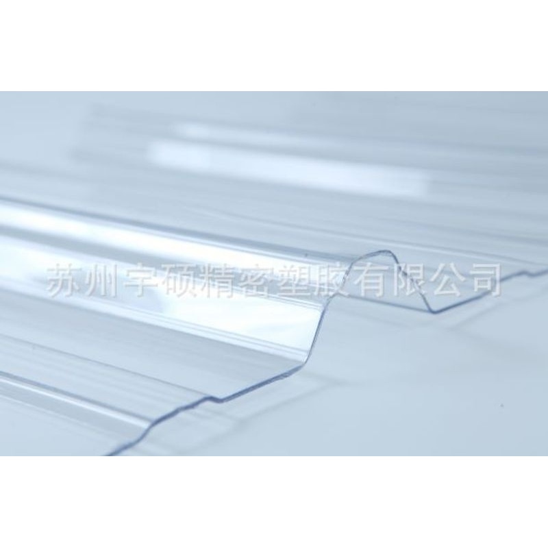 现货供应PC浪瓦多规格质量仿可靠阳光房瓦浪材料PC玻璃瓦透明