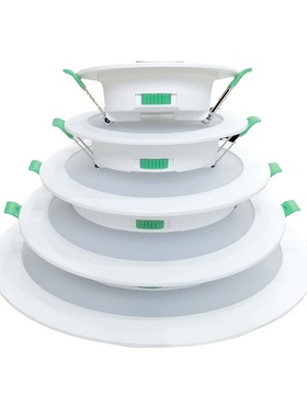 7W拨片调色温调光ERP常规67-75mm拨圆形UKCA开口码筒灯IP44CE