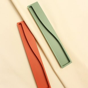 莫兰迪彩色柜门隐形拉手感肤批发开槽嵌入式 抽屉pet衣柜把手工厂