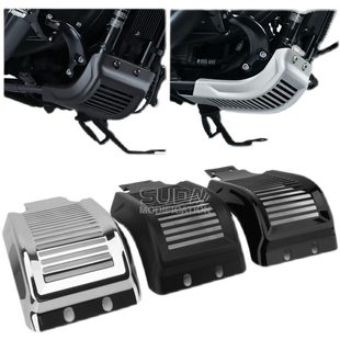 摩托配件适用于哈雷XL883 72 1200 X48改装发动机护板 底盘保护罩