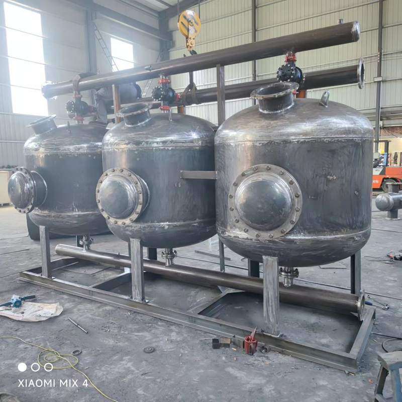 防爆式浅层砂过滤器 灌溉用水浅层砂过滤器 河水浅层砂过滤器