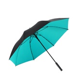 黑胶双层雨伞长柄防晒防紫外线遮阳伞男士 夏天晴雨两用大号太阳伞