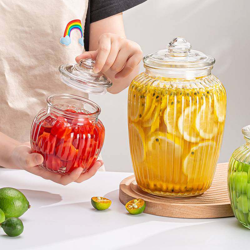 加厚玻璃密封罐子大容量咸菜五谷罐子家用泡菜坛储储存罐子蒜腌物,厨房/烹饪用具,泡菜罐/坛,淘宝优惠券,粉丝福利购,淘宝优惠卷