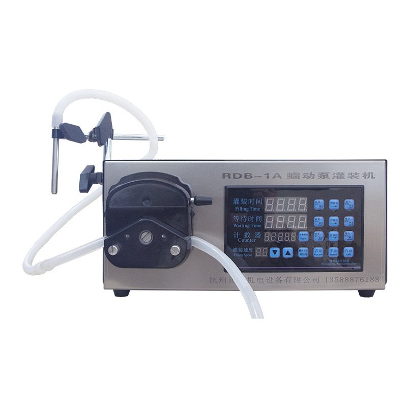 免清洗UV胶502胶水油墨水甘油灌装机硅油蠕动泵灌装机RDB-1