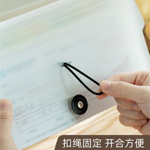 品质创意可分类PP材质风琴包多功能带标签文件包票据夹SD-N251