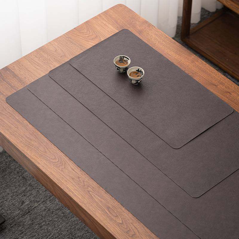 现代中式防水皮革茶席禅意盘家用防水垫皮质旗简约干桌布茶泡茶桌,居家布艺,茶席,淘宝优惠券,粉丝福利购,淘宝优惠卷
