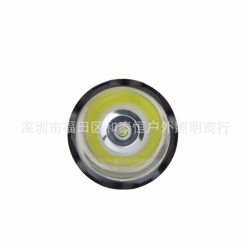 跨境热销C8T6强光手电筒XML-T6焦定手电筒套装充电远射手电C8