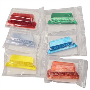 彩色塑料标签索引片彩色劳房号酒店夹挂挂检索透明归纳夹分类