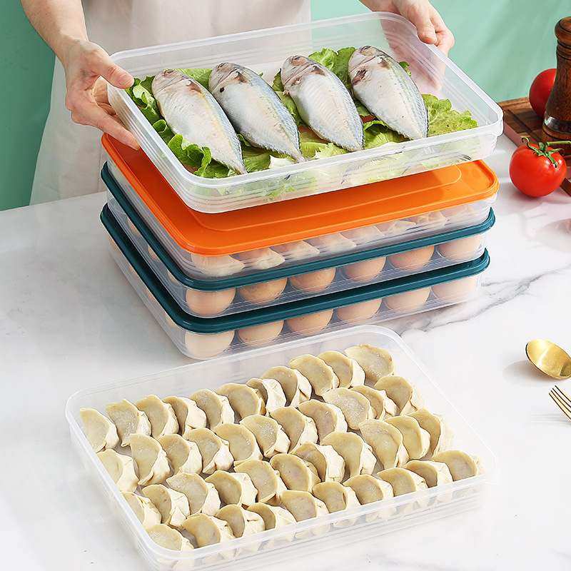 饺子盒冷冻盒冰箱用鸡蛋盒速装收纳托整理保鲜盒馄饨架放水饺收纳,收纳整理,饺子盒,淘宝优惠券,粉丝福利购,淘宝优惠卷
