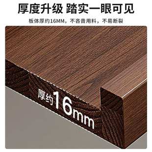 门后超薄置物架实木墙上收纳松木展示架免漆搁板字缝隙极窄一板板
