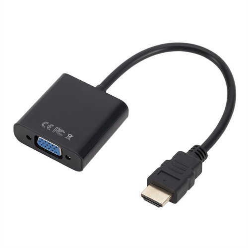 品质HDMI转VGA转接线带音频带供电hdmi to vga转换器机顶盒转显示