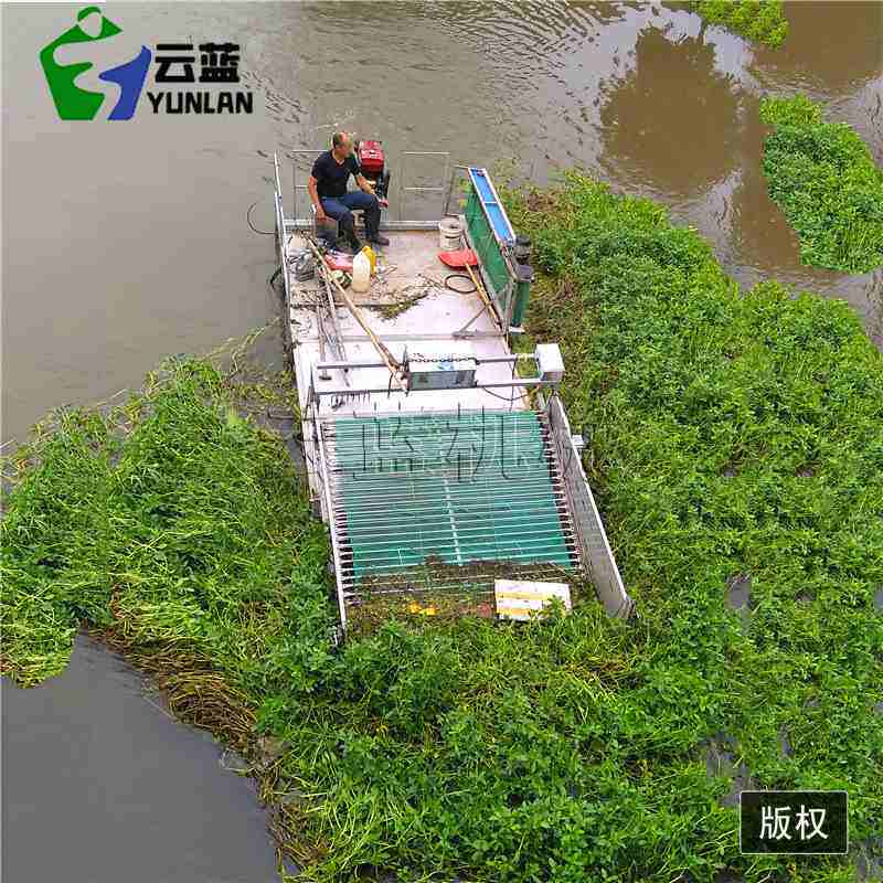 简易泡沫割草船 小型河道水草收割设备 水上捞草机械厂家现货