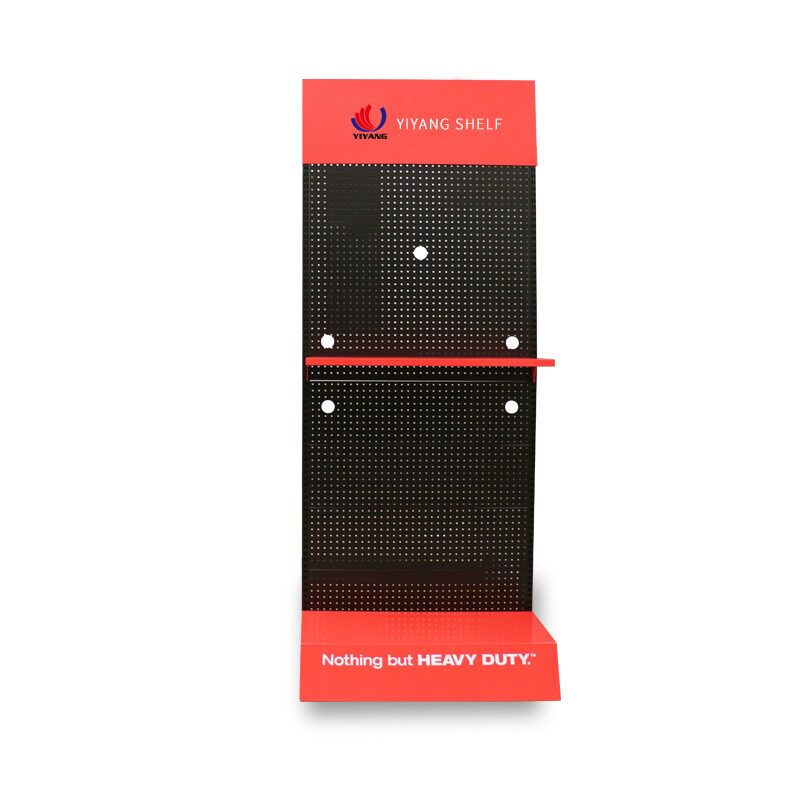 【工具展示架】德国展架 超市展示架单面洞洞板挂钩五金展示架子