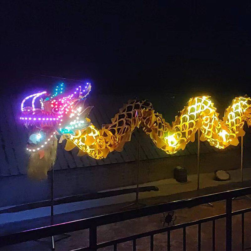 新年灯笼元宵DIY发光舞龙飞天民间非遗传承七彩灯笼春节龙灯花灯