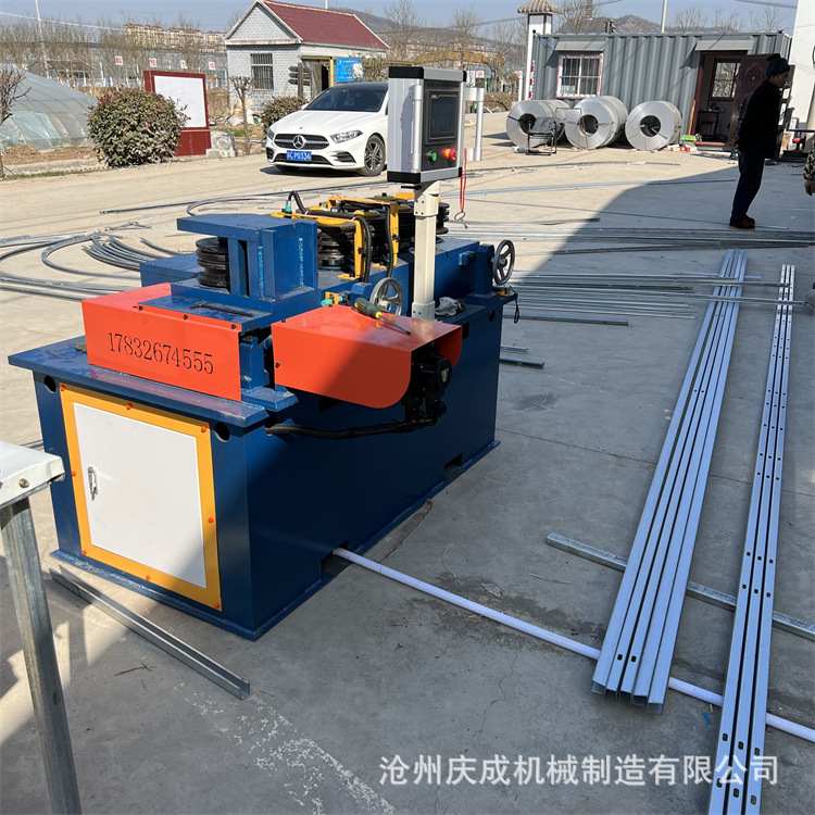 温室大棚弯管机 镀锌椭圆管折弯 数控盘圆设备 大棚弯管机