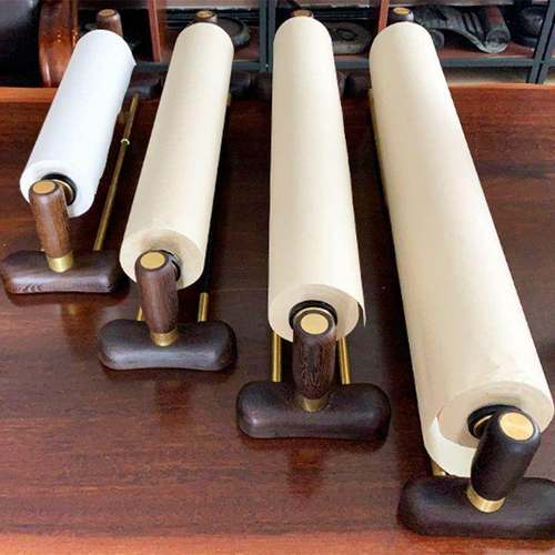 天子书道官方正品长卷宣纸专用架实木书法纸架书画宣纸专用卷纸架