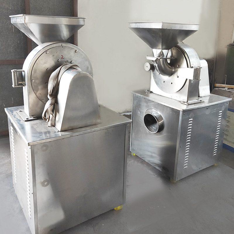 厂家定制万能粉碎机不锈钢茶叶粉碎机齿盘式化工食品粉碎设备