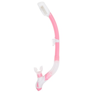 源头厂家跨境呼吸管游泳浮潜水全管训练男女装备硅胶呼吸潜干式