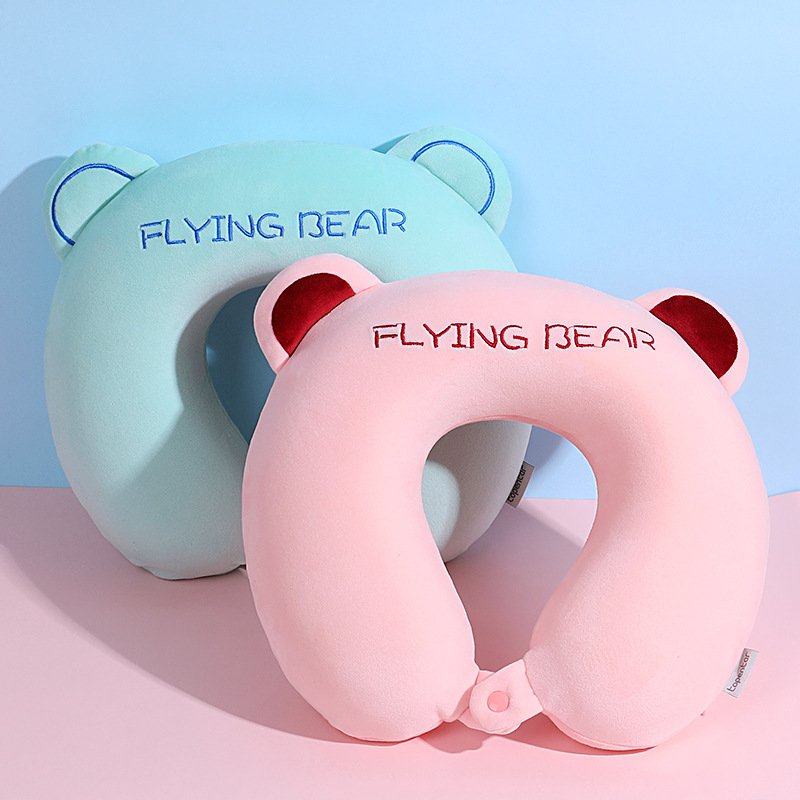 新品 记忆棉u型枕 字母刺绣短绒弹力超柔 太空记忆棉海绵颈枕U型,床上用品,U型枕/便携枕,淘宝优惠券,粉丝福利购,淘宝优惠卷