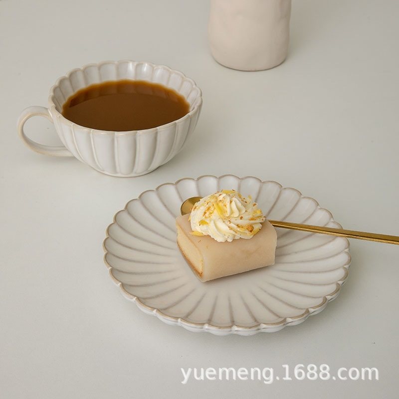 日式菊皿杯碟套装杯花复古风拉杯子陶瓷复古窑咖啡杯盘子变色早餐,餐饮具,拉花缸/拉花杯/打奶缸,淘宝优惠券,粉丝福利购,淘宝优惠卷