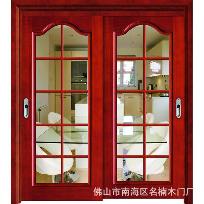 玻璃原木门卫生间门厨房推拉门浴室门阳台推拉门平开门木门批发
