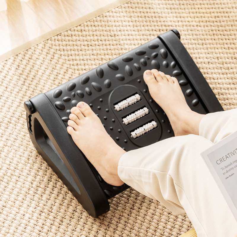 新品 时尚办公室脚踏按摩滚轮搁脚凳踩踏垫高神器桌下垫脚台防翘,住宅家具,垫脚凳,淘宝优惠券,粉丝福利购,淘宝优惠卷