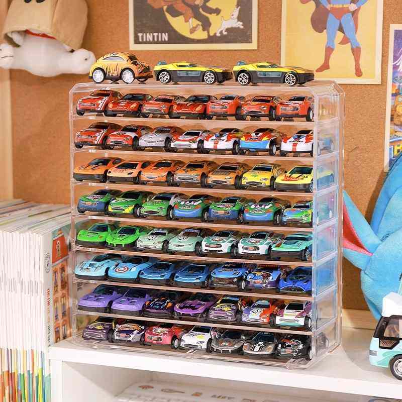 玩具车模型收纳盒亚克力儿童合金小汽车展示柜分格多层置物架透明,商业/办公家具,手办柜/潮玩柜/玩具柜/模型柜,淘宝优惠券,粉丝福利购,淘宝优惠卷