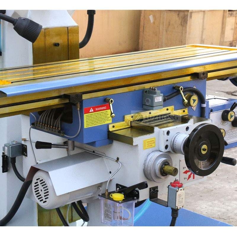 立式回转头铣床X6232多功能回转铣床数显回转头铣升降台铣床