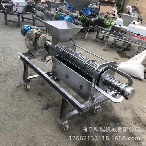 牛粪猪粪固液干湿分离机 科瑞螺旋挤压脱水机 处理污水泔水挤干机