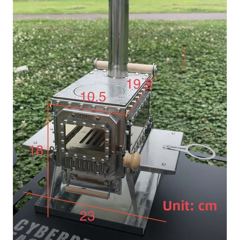 拾铁迷你柴火炉 悍马迷你炉柴火炉户外帐篷柴火炉 小炉子氛围露营