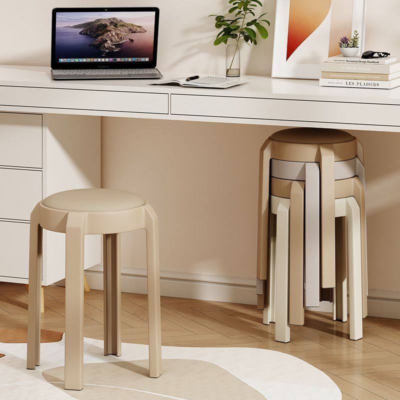 塑料凳子家用可叠放加厚高软简约包高胶餐厅板凳备用餐桌椅子凳圆,住宅家具,高脚凳,淘宝优惠券,粉丝福利购,淘宝优惠卷