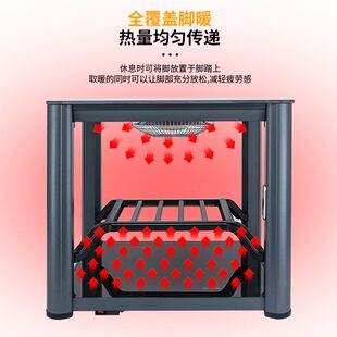 瑞奇电取暖桌多功能家用客厅电暖桌正方形湖南烤火桌电暖炉R2-890