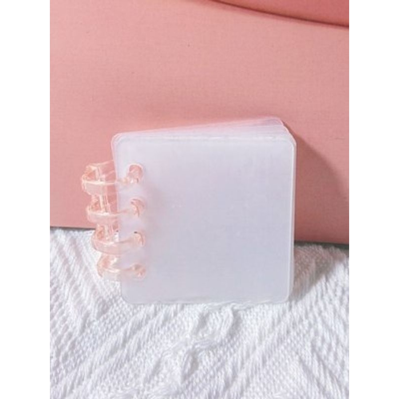 咕卡活页本子迷你亚克力手账本活页板diy古估咕卡咕盘书贴纸挂件