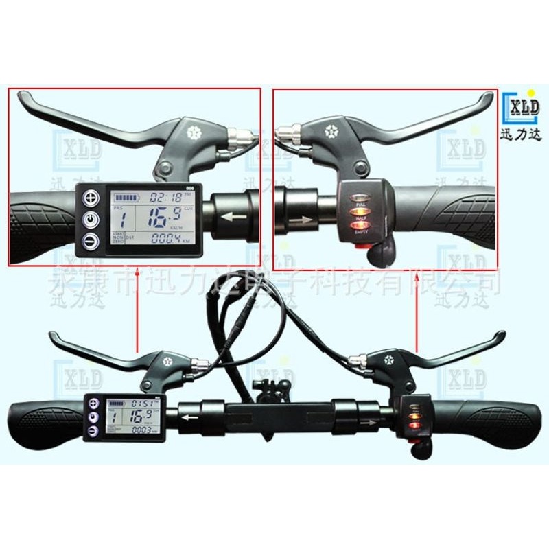 24V36V48V60V 400W-5000W电动自行车电动滑板车控制器LCD仪表套件