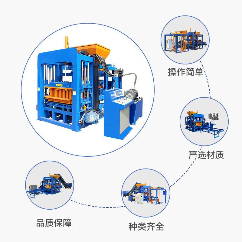 全自动制砖机QTF10-15移动式砌墙水泥砖机自动砖机brick machine,搬运/仓储/物流设备,加料机,淘宝优惠券,粉丝福利购,淘宝优惠卷