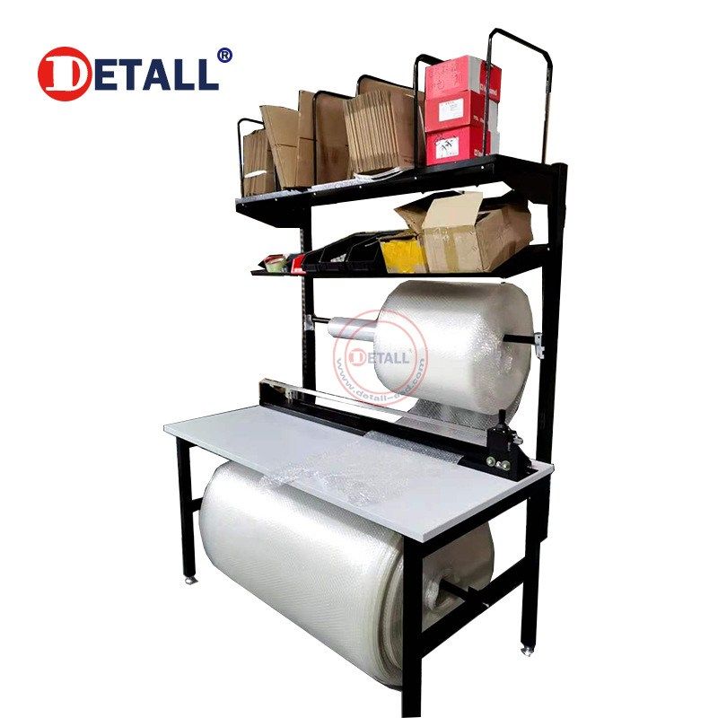 Detall仓库快递打包台定制多功能工作桌分拣台物流电商打包台