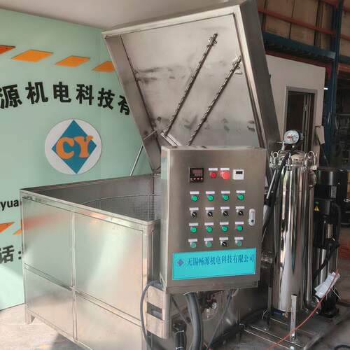 全自动高压旋转喷淋清洗机 铝铸件轮毂五金件 去油污泵壳清洗设备